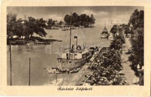 Siófok - 7 db modern városképes lap / 7 modern town-view postcards