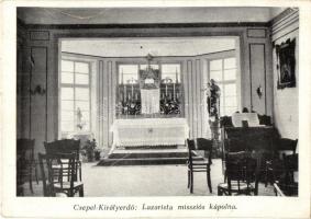 Budapest XXI. Csepel-Királyerdő, Lazarista missziósház, Lazarista missziós kápolna - 2 db régi város...