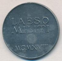 1918. "Sebesültek Érme" cink kitüntetés mellszalag nélkül. Szign.: R. Placht T:2 fülnyom, ...