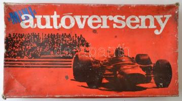 Elzett Autóverseny, nem kipróbált, eredeti viselt dobozában, 50×27 cm