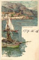 17 db régi külföldi városképes lap / 17 pre-1945 European and Worldwide town-view postcards