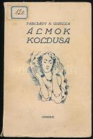 Farczády N. Gizella: Álmok koldusa. Versek. Aláírt példány. Bp., 1937. Szerzői. Kiadói kartonálásban