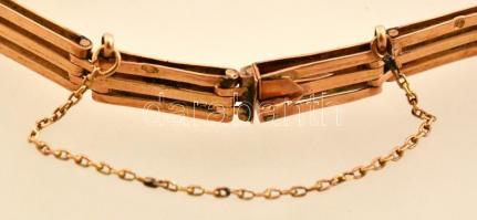 14 k arany karkötő, női jelzett. 8,9 g