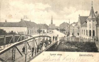 1905 Szombathely, Óperint utca, híd (EB)