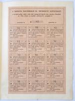 Budapest 1942. "Hargita Fakitermelő- és Értékesítő Szövetkezet" névre szóló szövetkezeti ü...