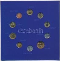 1998-2004. "Európai Unió tagjelölt országainak pénzei" (10xklf) érme dísztokban a következ...