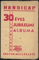1936 Handicap 30 éves jubileumi albuma képekkel, 48p