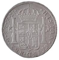 Mexikó / Spanyol gyarmat 1791FM 8R Ag "IV. Károly" (26,83g) T:2 ph.
Mexico / Spanish Colo...