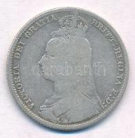 Nagy-Britannia 1892. 1Sh Ag Viktória T:3 Great Britain 1892. 1 Shilling Ag Victoria C:F