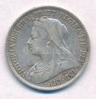 Nagy-Britannia 1901. 1Sh Ag "Viktória" T:2 Great Britain 1901. 1 Shilling Ag "Victoria" C:XF