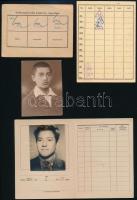 1930-1959 4 db sportigazolvány (Budapesti MÁVAG Sportköre, OTP tenisz-szakosztály, Magyar Athletikai...