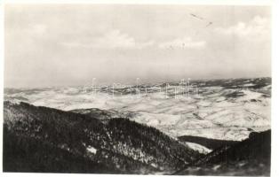 Volóc, Volovets; Látkép a Pláj hegységről, kiadja Schönfeld Henrik / mountains