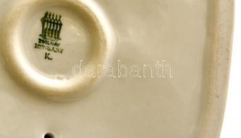 Zsolnay porcelán kacsapár, kézzel festett, jelzett, hibátlan, m: 17 cm, h:17 cm