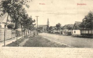 1912 Jászladány, Fő utca, Római katolikus templom. Kiadja Deutsch Ignác (EK)