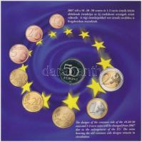 2007. 1Ft-100Ft (8xklf) forgalmi sor, benne 50Ft "50 éves a Római Szerződés" T:PP 
Adamo ...