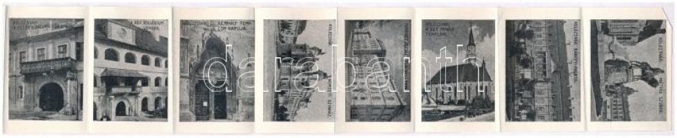 Kolozsvár, Cluj; Üdvözlet a visszatért Erdélyből! népviseletes leporellólap / Transylvanian folklore...