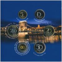 2009. 5Ft-200Ft (6xklf) "Lánchíd" forgalmi sor szettben T:PP Adamo FO43.1