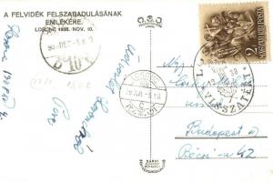 1938 Losonc, Lucenec; bevonulás, díszkapu / entry of the Hungarian troops, decorated gate + 1938 Los...