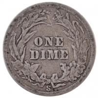 Amerikai Egyesült Államok 1903S 1d Ag "Barber" T:2-,3 patina 
USA 1903S 1 Dime Ag "B...