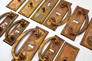 11 db réz bútordísz