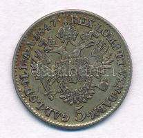Ausztria 1847A 5kr Ag "I. Ferdinánd" T:2- patina
Austria 1847A 5 Kreuzer Ag "Ferdina...