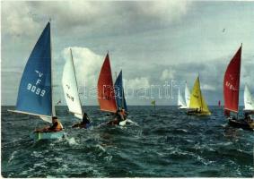 6 db MODERN sport motívumlap, stadionok, versenyek / 6 modern sport motive postcards, stadiums and c...