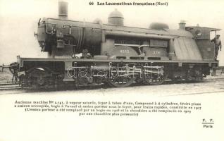 Les locomotives francaises 66. Nord No. 2.741 French Railways locomotive