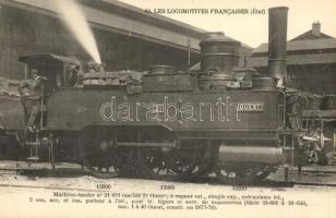 Les locomotives francaises 49. État Ouest No. 21, Serie 21-601, 21-640. French State Railways locomotive