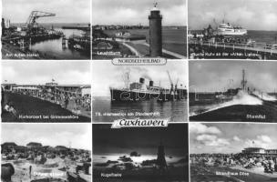 57 db MODERN fekete-fehér osztrák és NSZK városképes lap / 57 modern black and white Austrian and We...