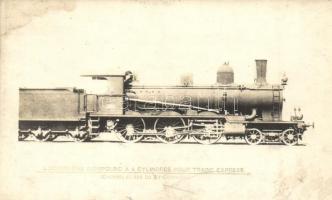 Locomotive compound a 4 cylindres pour trains express (Chemins de fer du St-Gothard). photo (fl)