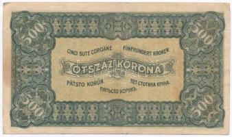 1923. 500K nyomdahely jelölés nélkül T:III,III-
Adamo K34