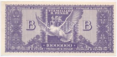 1946. 10.000.000BP hamis "MINTA" perforációval (with fake perforation) T:I-