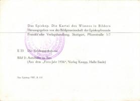 Das Reichsautobahnen, Bild 2: Autobahn im Bau (Aus dem Foto-Jahr 1936) Verlag das Episkop 1937. II: ...