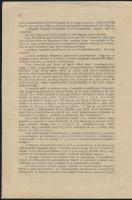 1937 A Magyar Nemzetiszocialista Pár célkitűzése 4 oldalas pártprogram