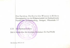 Das Reichsautobahnen, Bild 4: Brücke über die Autobahn (Aufnahme: Dr. Paul Wolff) Verlag das Episkop...
