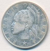 Libéria 1960. 50c Ag T:2,2- Liberia 1960. 50 Cents Ag C:XF,VF