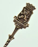 Ezüst (Ag.) holland kiskanál készlet (6 db), jelzett, nettó: 77 g, h:11,5 cm (6×), karton dobozban