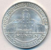 Ausztria 1978. 100Sch Ag 700 éves Gmunden T:1- Austria 1978. 100 Schilling Ag 700th Anniversary of Gmunden C:AU Krause KM#2938