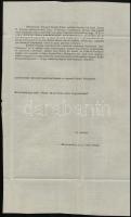 1861 Marosvásárhely felirata a királyhoz szóló folyamodvánnyal, melyben kifogásolják, hogy az októbe...