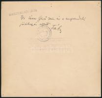 1945 Az épülő Kossuth hidat ábrázoló, propaganda célú nyomtatványhoz készülő Gönczi grafika nyomdai ...