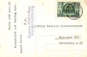 1940 Baktalórántháza, Nyírbakta; Dégenfeld kastély. photo (felületi sérülés / surface damage)