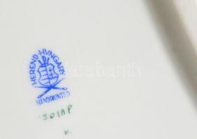 Herendi Apponyi mintás tál (2 db) + só-borstartó (1 db), kézzel festett, jelzettek, apró kopásokkal,...