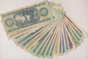 20db-os vegyes magyar forint bankjegy tétel T:III,III-