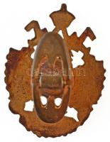 Osztrák-Magyar Monarchia DN Az osztrák császári címert ábrázoló zománcozott patrióta gomblyukjelvény...