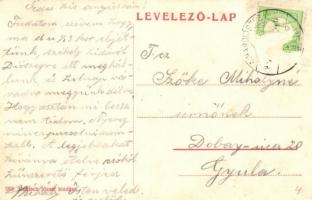 1914 Bihardiószeg, Diosig; Szőke lak az erdővel. Kiadja Deutsch József / villa with the forest (Rb)