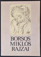 Borsos Miklós rajzai c. kiadvány megrendelő lapja, benne riporttal Borsos Miklós (1906-1990) szobrás...