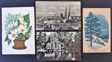 156 db modern magyar városképes lap és motívumlapok / 156 modern Hungarian town-view postcards and motive cards