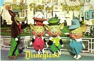 11 db MODERN motívumos képeslap, közte Disney, mechanikus és dimenziós lap / 11 modern motive postca...