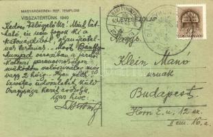 Magyarókereke, Majerou, Alunisu (Bánffyhunyad, Huedin); Magyarókereki református templom. Visszatért...