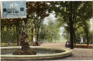 Beograd, Belgrade, Belgrad; Avenue Kalemegdan, park. TCV card - from postcard booklet
